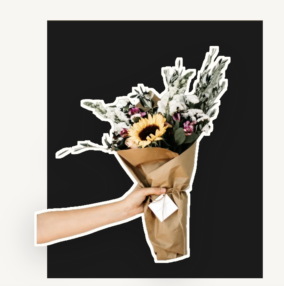 Seasonal floral bouquet from Bloom at the HIVE
